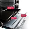 Forno Eletrico Moob 60L 1800W Preto Espeto Giratorio 110V - 6