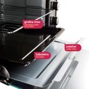 Ver imagem 6 de Forno Eletrico Moob 60L 1800W Preto Espeto Giratorio 110V