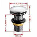 Ver mais imagens de Kit Cuba R35 com Válvula Click 1 Polegada G e Sifão Pvc e Flexível Compace