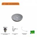 Ver imagem 3 de Kit Cuba R35 com Válvula Click 1 Polegada G e Sifão Pvc e Flexível Compace