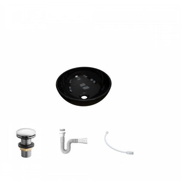Kit Cuba R35 com Válvula Click 1 Polegada G e Sifão Pvc e Flexível Compace - 2