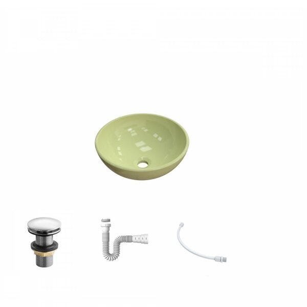 Kit Cuba R35 com Válvula Click 1 Polegada G e Sifão Pvc e Flexível Compace - 2