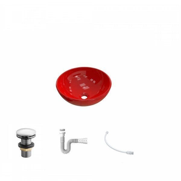 Kit Cuba R35 com Válvula Click 1 Polegada G e Sifão Pvc e Flexível Compace - 2