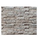 Ver imagem 1 de Kit 20 Un/ Espuma 3d - Tijolo Rústico - Canjiquinha Bege