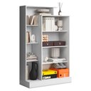 Ver imagem 6 de Multiuso Sapateira 2 Portas 91 Cm Florenca Branco Armoveis