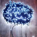 Ver imagem 2 de Pisca Cordão 300 Lâmpadas Leds Solar Branco de Natal de 30m