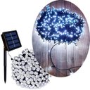 Ver imagem 1 de Pisca Cordão 300 Lâmpadas Leds Solar Branco de Natal de 30m