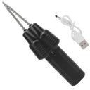Ver imagem 1 de Depenador Eletrico Remove Pelos Pena Galinha Galo Ave Ganso Usb Recarregavel Cozinha Fazenda Galinhe