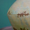 Ver imagem 2 de Vaso Decorativo em Ceramica Bege e Marrom - 25,5cm