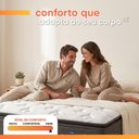 Ver imagem 6 de Colchão King Molas Ensacadas Pillow Super Monaco 193x203x34cm Probel - Suporta até 180kg por