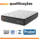 Ver imagem 5 de Colchão King Molas Ensacadas Pillow Super Monaco 193x203x34cm Probel - Suporta até 180kg por