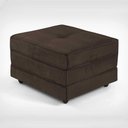 Ver imagem 1 de Puff Dobrável Slim - Vira Cama Cor Café