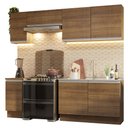 Ver imagem 3 de Armário de Cozinha Completa 240cm Rustic Glamy Madesa 10