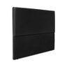 Cabeceira Estofada Casal Luna 140cm Courino Preto - 2