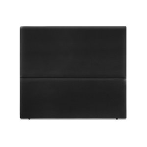 Cabeceira Estofada Casal Luna 140cm Courino Preto