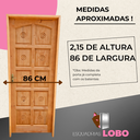 Ver imagem 5 de Porta Torneada Maciça Completa 2,15 x 0,86 L/e