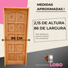 Porta Torneada Maciça Completa 2,15 X 0,86 L/e - 5
