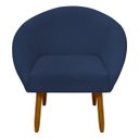 Ver imagem 5 de Kit 2 Poltronas Decorativa para Sala Recepção Manicure Consultório Stella Suede
