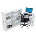 Ver imagem 5 de BALCÃO CAIXA PARA ATENDIMENTO VIDRO M324.B (COMÉRCIO,LOJA) MUNDI MOVEIS