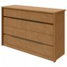 Cômoda Urban 8 Gavetas Amêndoa Clean - Móveis Lopas - 2