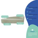 Ver imagem 5 de Recamier Curvo Orgânico 200cm 3 Lugares Lado Esquerdo para Sala de Estar Bouclé Paris