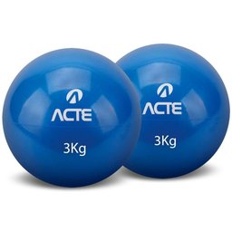 Par de Bolas Tonificadoras 3kg T57 Acte Sports - 1