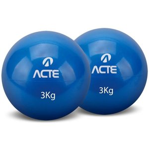Par de Bolas Tonificadoras 3kg T57 Acte Sports