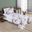 Ver imagem 3 de Conjunto de Lencol Solteiro Mundo Kids 200 Fios Dupla Face:bombeiro