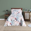 Ver imagem 1 de Conjunto de Lencol Solteiro Mundo Kids 200 Fios Dupla Face:bombeiro