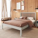 Ver imagem 1 de Cama de Casal de Madeira Maciça para Colchão 138x188cm Multimóveis Cr35276