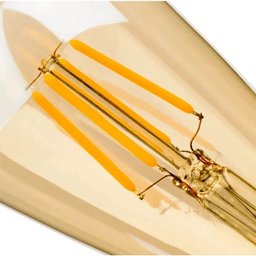 Kit 3 Lâmpadas Filamento Led St64 Retrô Decorativa Vintage E27 Bivolt - 5