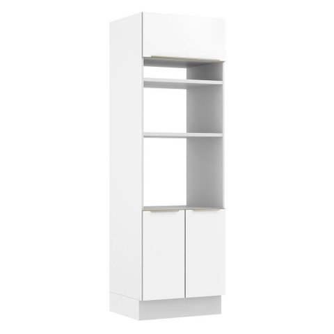 Torre Quente 70 Cm 3 Portas Branco/Branco Veludo