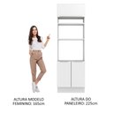 Ver imagem 7 de Torre Quente 70 Cm 3 Portas Branco/Branco Veludo