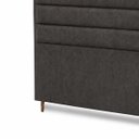 Ver imagem 6 de Cabeceira para Cama Casal Queen Estofada 1,58 Mts Iza Vilajo: Suede Crush Cacau