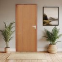 Ver imagem 1 de Porta Lisa Padrão Batente Ecológico 1 Fechadura 803/09 Inox 82 x 210cm Rodam Abertura Esquerda Branco