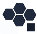 Ver imagem 1 de Painel Acústico Hexagonal Bl Acoustic 2101 - 54x47cm - 1009 Azul Profundo - Lady - 25mm