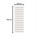 Ver imagem 2 de Painel Canaletado Canelado Placa Mdf Branco 60x180