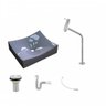 Kit Cuba Ml44 com Torneira Link 1062 Metal e Válvula 1 Pol. com Sifão Pvc e Flexível Compace - 2