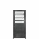 Ver imagem 1 de Porta Basculante Aluminio Preto 2.10 X 0.80 Lado Direito- Hale
