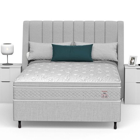 Conjunto Box Viúva Mola Ensacada Prodormir Loft