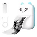 Ver imagem 3 de Mini Impressora Térmica Portátil sem Fio Bluetooth Bivolt Gatinho
