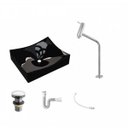 Ver imagem 2 de Kit Cuba Ml44 com Torneira Link 1062 Metal e Válvula Click 1"g Pol. com Sifão Pvc e Flexível Compace