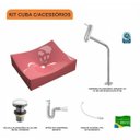 Ver imagem 3 de Kit Cuba Ml44 com Torneira Link 1062 Metal e Válvula Click 1"g Pol. com Sifão Pvc e Flexível Compace