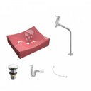 Ver imagem 2 de Kit Cuba Ml44 com Torneira Link 1062 Metal e Válvula Click 1"g Pol. com Sifão Pvc e Flexível Compace