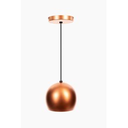 Lustre Pendente Bolinha Cobre Lustre Sala Quarto Balcões - 2
