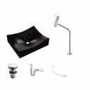 Ver imagem 2 de Kit Cuba Ml44 C/torneira Link 1062 Metal Válvula Click 1 Pol. 2.6 Cm Sifão Pvc e Flexível Compace