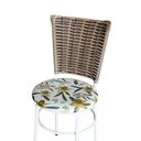 Ver imagem 5 de 6 Cadeiras para Mesa Branca Hawai Avelã Assento Floral:floral Orquídea