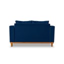 Ver imagem 5 de Sofá Namoradeira Viena 02 Lugares Com Almofadas Decorativa Suede Azul - Madeira Prima Deccor