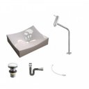 Ver imagem 2 de Kit Cuba Ml44 com Torneira Link 1062 Metal e Válvula Click 1"g Pol. com Sifão Cromado e Flexível com