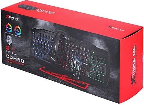 Combo Gamer Xtrike-Me CM-406, Teclado, Mouse Headset e Mousepad Led RGB Pc - 5